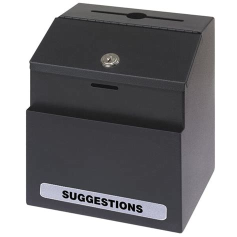 safco locking steel suggestion box|safco suggestion boxes.